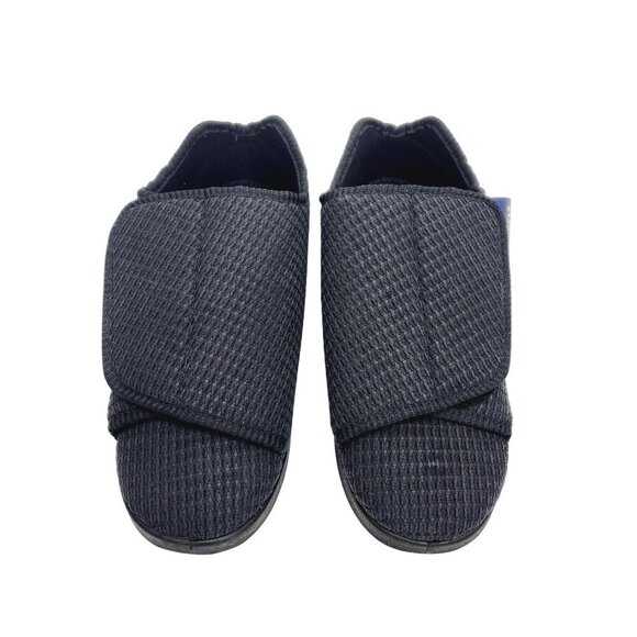 Silverts Adaptive Slippers Size 10 Diabetic Shoes Slip Resistant Men black - Picture 15 of 15